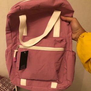 Pink backpack